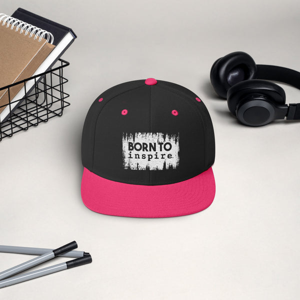 Born To inspire Grunge Snapback Hat