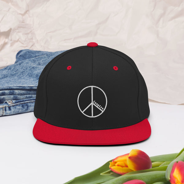 inspire Peace Sign Snapback Hat
