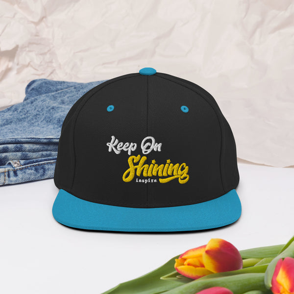 inspire Keep On Shining Snapback Hat