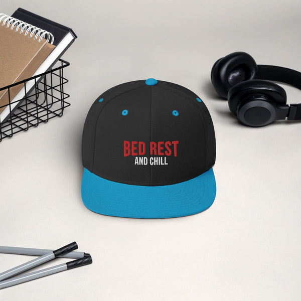 Bed Rest and Chill Snapback Hat
