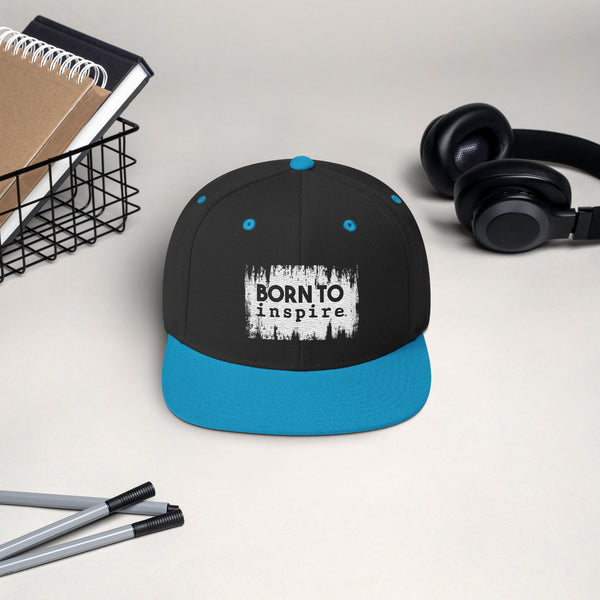 Born To inspire Grunge Snapback Hat
