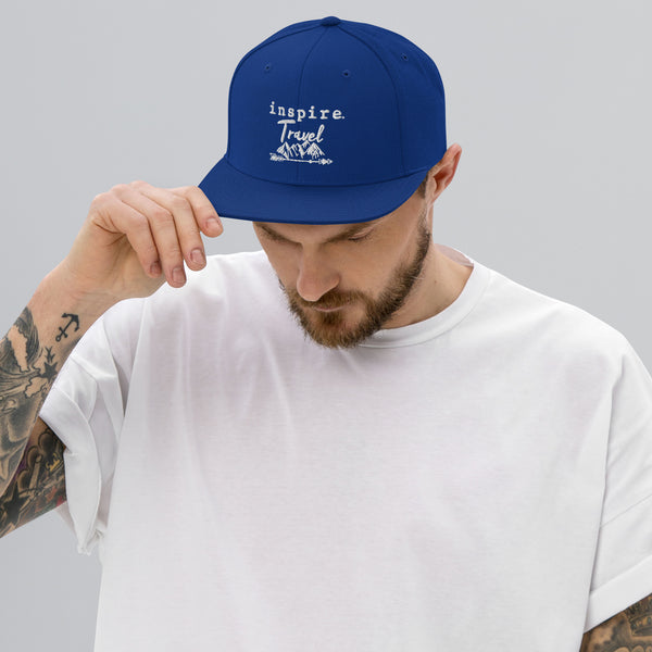 inspire Travel Snapback Hat