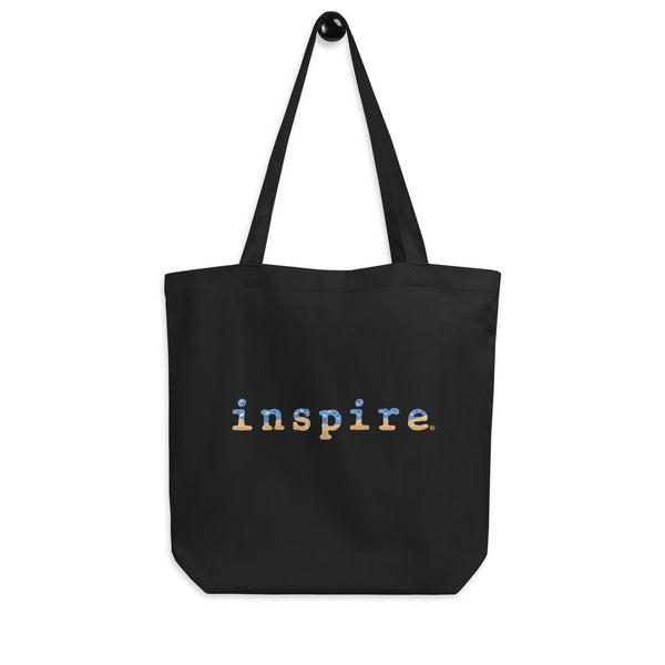 inspire Blue Doughnut Eco Tote Bag
