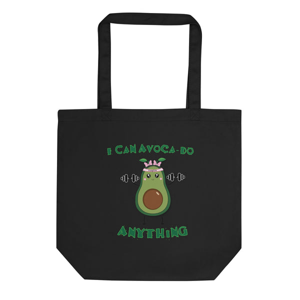 inspire Avocado Lady Eco Tote Bag