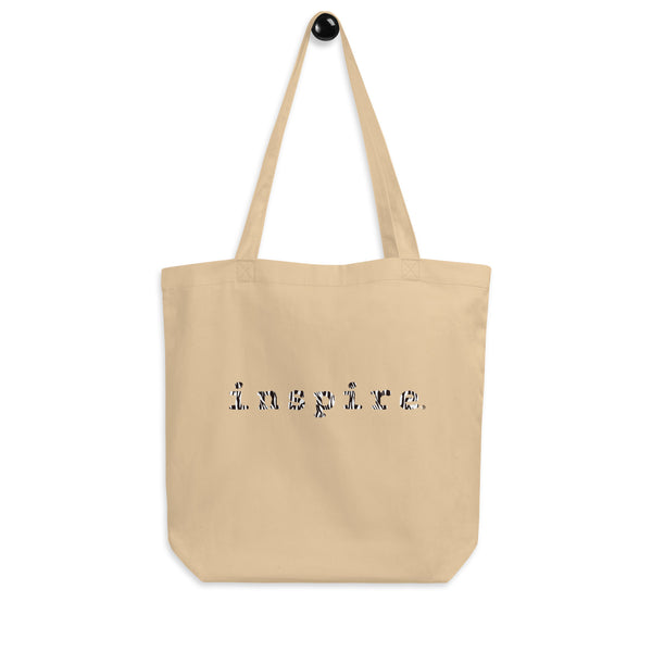 inspire Zebra Print Eco Tote Bag