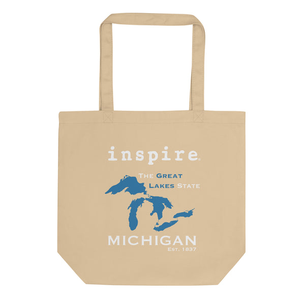 inspire The Great Lakes State Eco Tote Bag