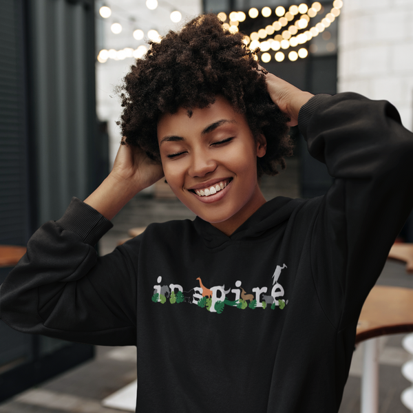 inspire Wildlife Theme Unisex Hoodie