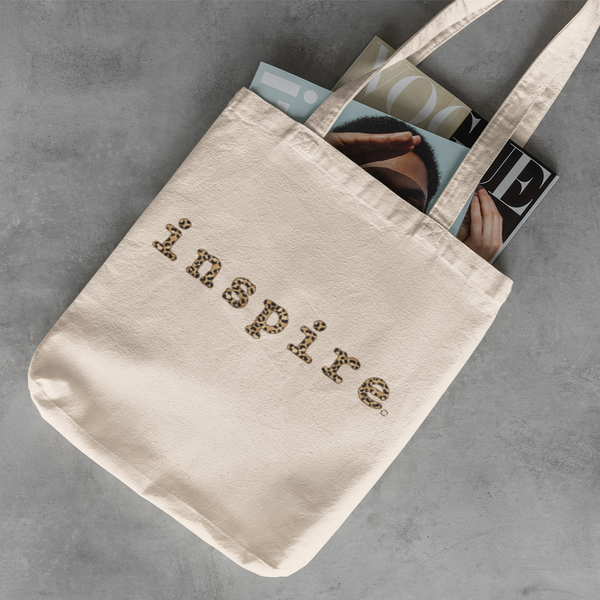 inspire Cheetah Print Eco Tote Bag