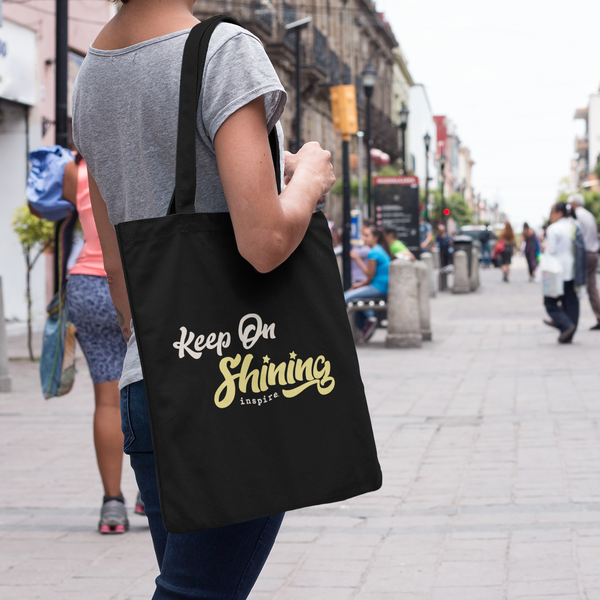 inspire Keep On Shining Eco Tote Bag