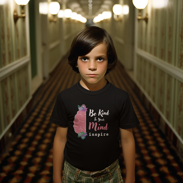 inspire Be Kind To Your Mind Youth Short Sleeve T-Shirt