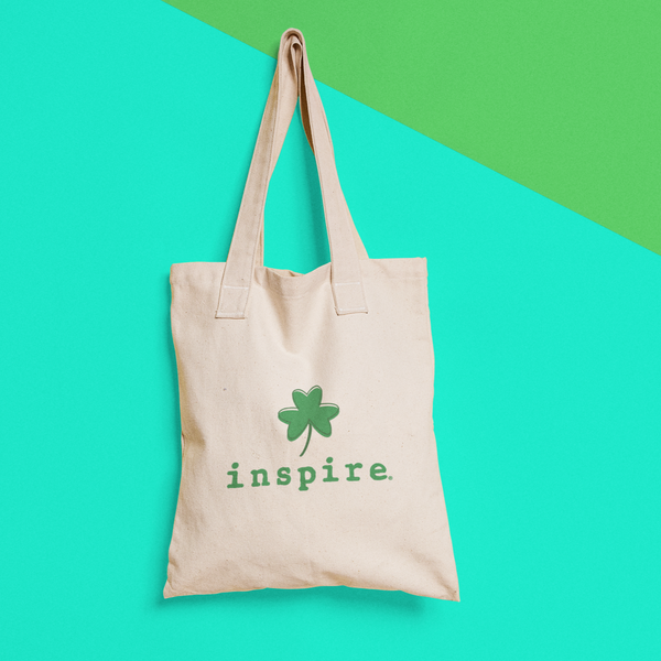 inspire Shamrock Eco Tote Bag