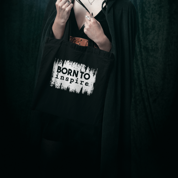 Born To inspire Grunge Eco Tote Bag