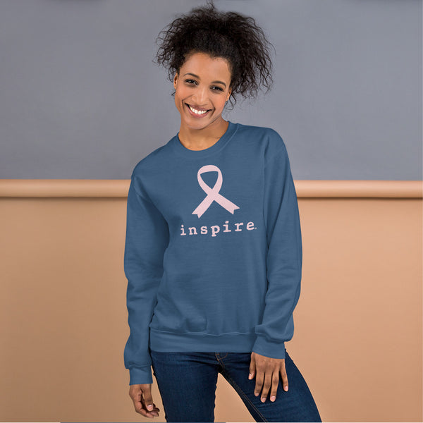 inspire Breast Cancer Ribbon Unisex Sweatshirt