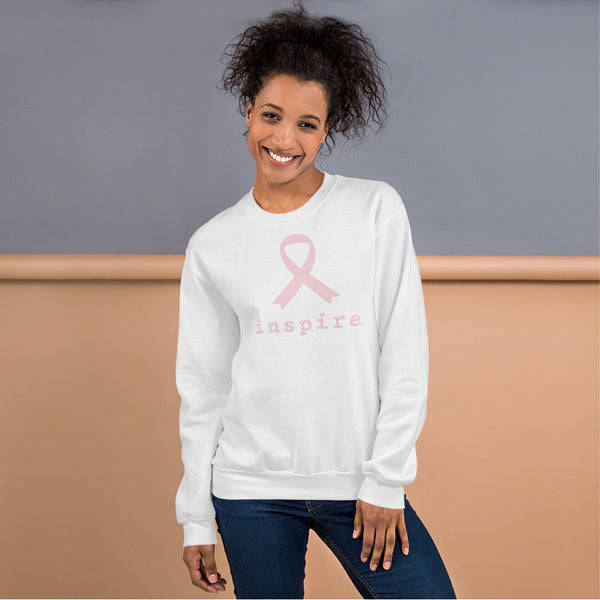 inspire Breast Cancer Ribbon Unisex Sweatshirt