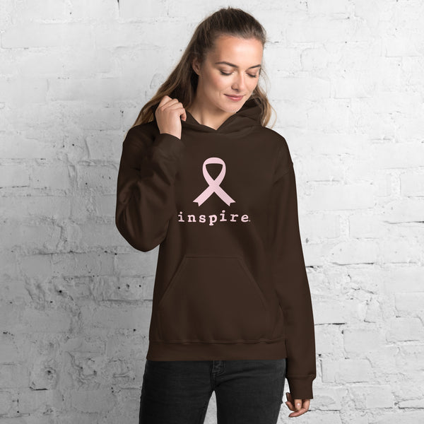 inspire Breast Cancer Ribbon Unisex Hoodie