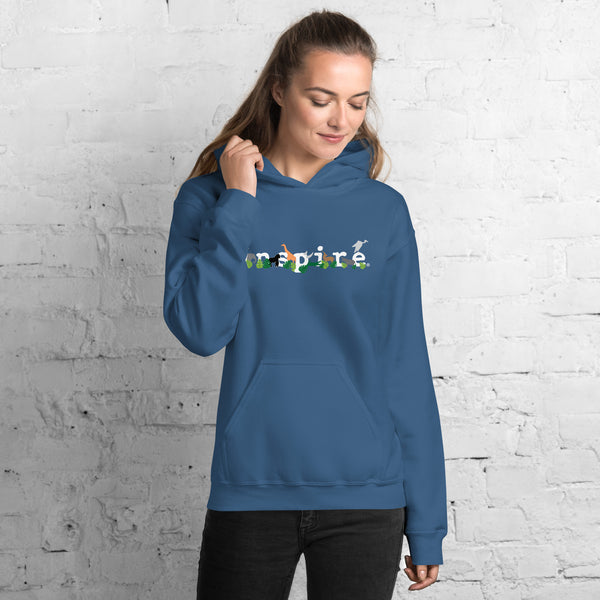 inspire Wildlife Theme Unisex Hoodie