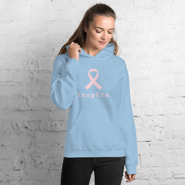 inspire Breast Cancer Ribbon Unisex Hoodie