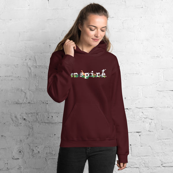inspire Wildlife Theme Unisex Hoodie