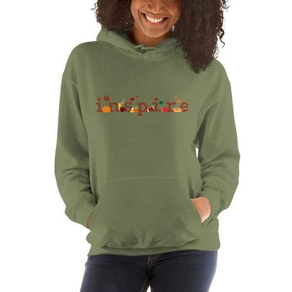 inspire Fall Theme Unisex Hoodie