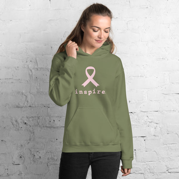 inspire Breast Cancer Ribbon Unisex Hoodie