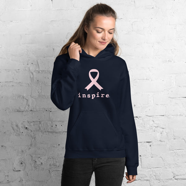 inspire Breast Cancer Ribbon Unisex Hoodie