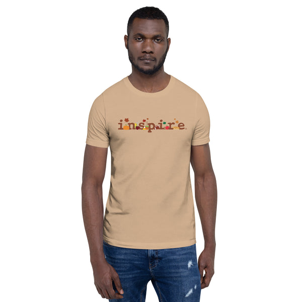 inspire Fall Theme Unisex t-shirt