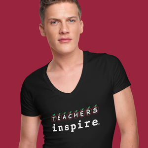 inspire Teachers Women’s recycled v-neck t-shirt