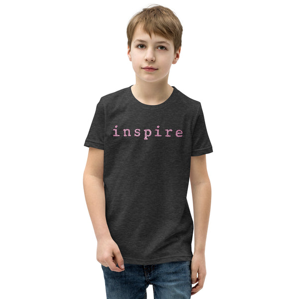 inspire Breast Cancer Awareness Youth Short Sleeve T-Shirt