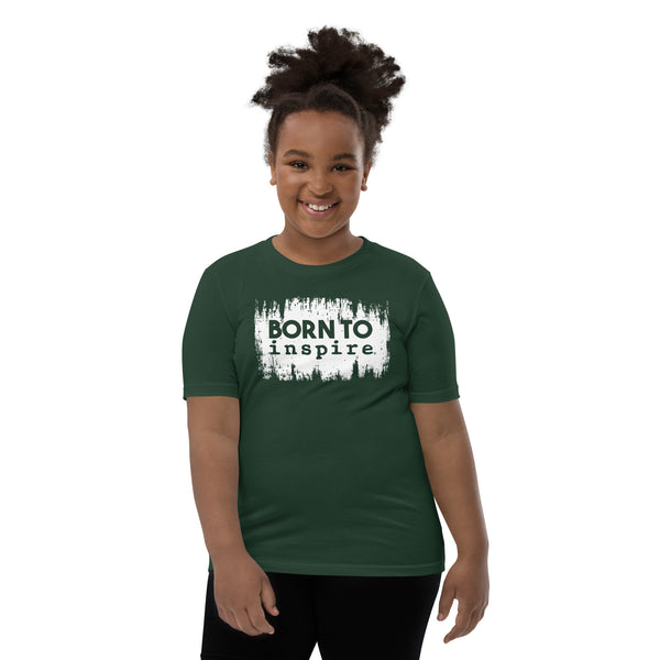 inspire Born To inspire Grunge Youth Short Sleeve T-Shirt