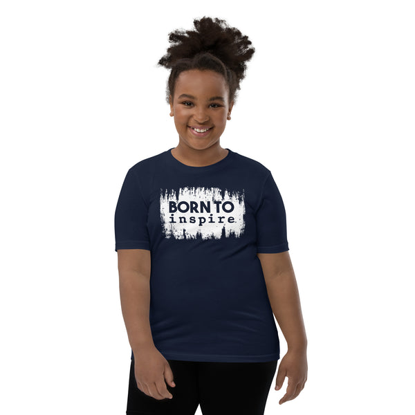 inspire Born To inspire Grunge Youth Short Sleeve T-Shirt