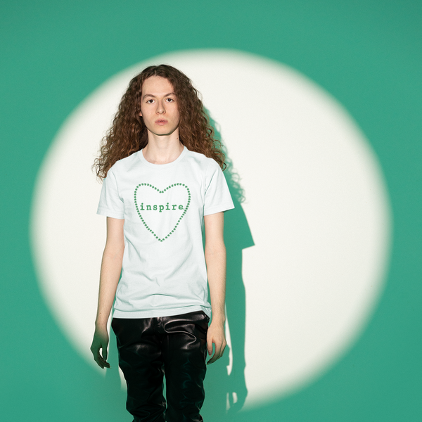 inspire Heart Shamrock Short-Sleeve Unisex T-Shirt
