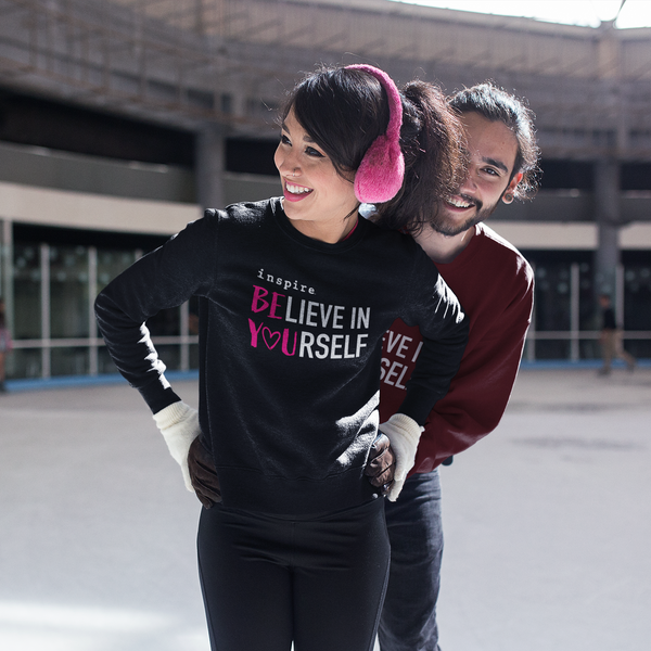 inspire Believe in Yourself Unisex Crewneck