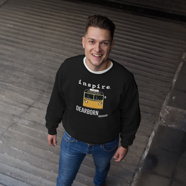 inspire Dearborn Bus Unisex Crewneck