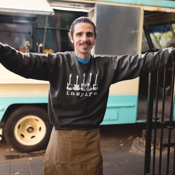 inspire Guitar Unisex Crewneck