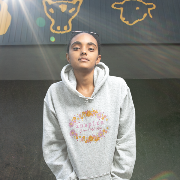 inspire Flower Child Within Unisex Hoodie