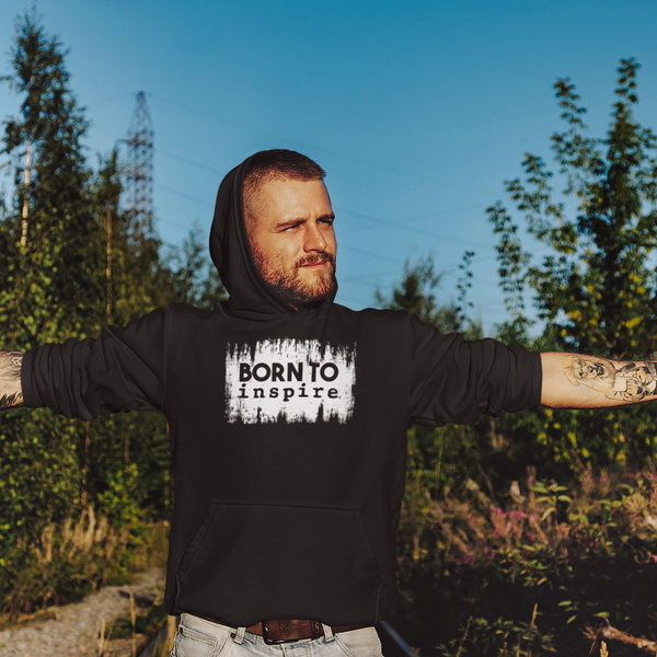 Born to inspire Grunge Unisex Hoodie