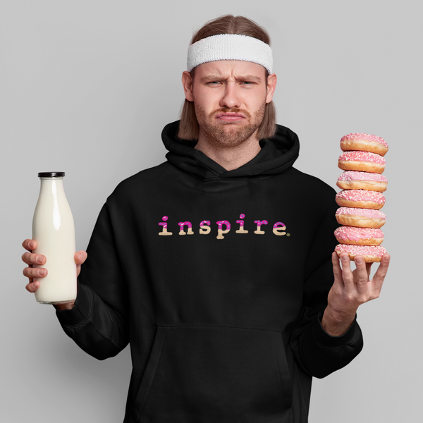 inspire Pink Doughnut Unisex Hoodie