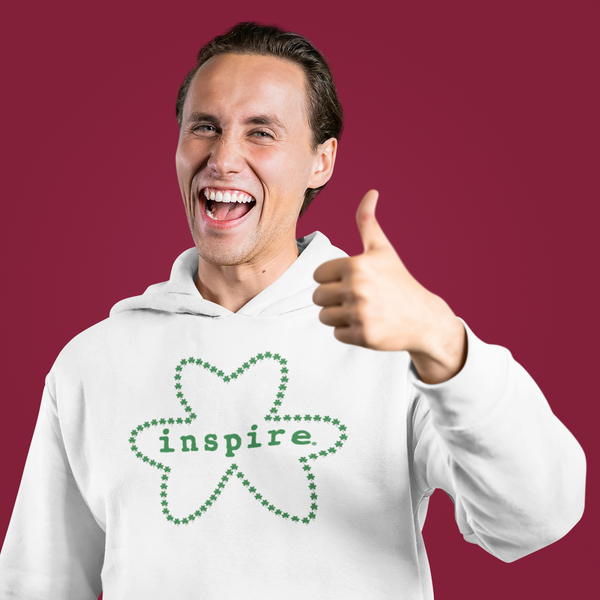 inspire Shamrock Outline Unisex Hoodie