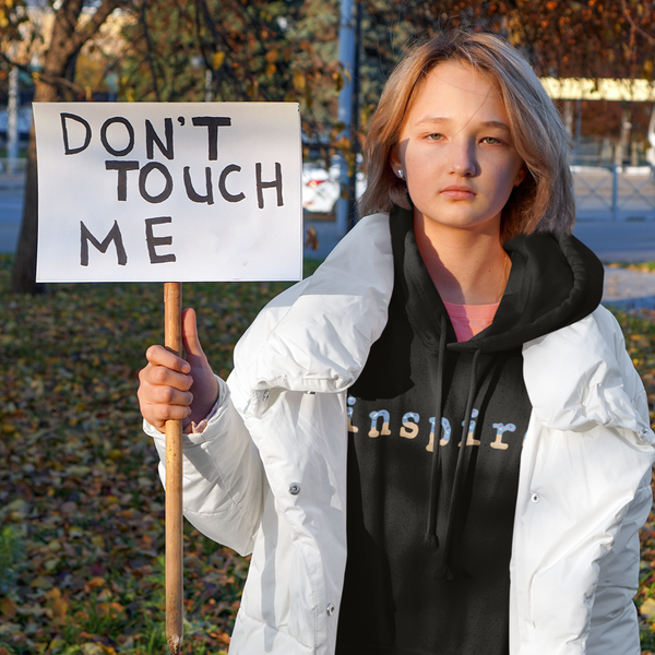 inspire Blue Doughnut Unisex Hoodie