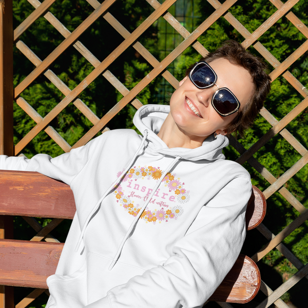 inspire Flower Child Within Unisex Hoodie