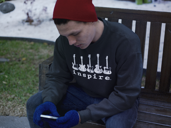 inspire Guitar Unisex Crewneck