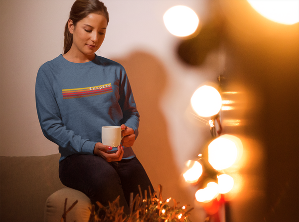 inspire Retro Stripes Unisex Crewneck