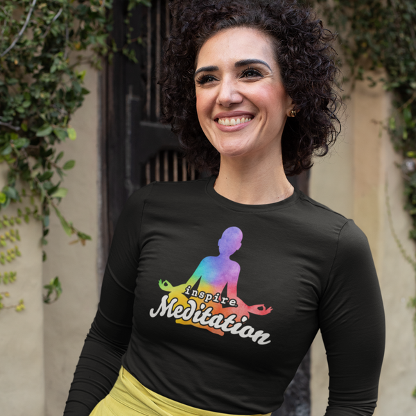 inspire Meditation Unisex Long Sleeve Shirt