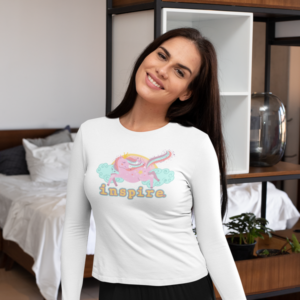 inspire Unicorn Unisex Long Sleeve Shirt
