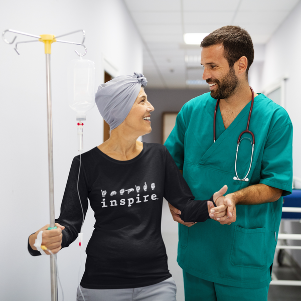 inspire ASL Sign Language Unisex Long Sleeve Shirt