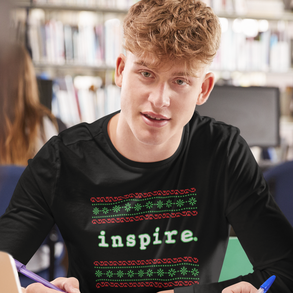 inspire Ugly Christmas Holiday Themed Unisex Long Sleeve Shirt