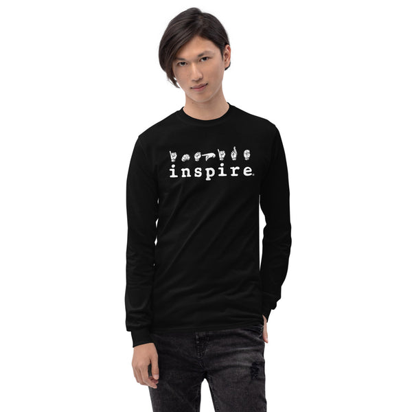 inspire ASL Sign Language Unisex Long Sleeve Shirt