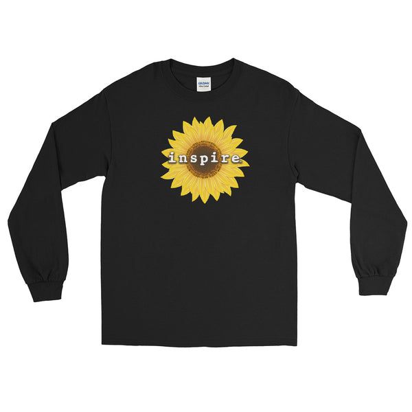 inspire Sunflower Unisex Long Sleeve Shirt