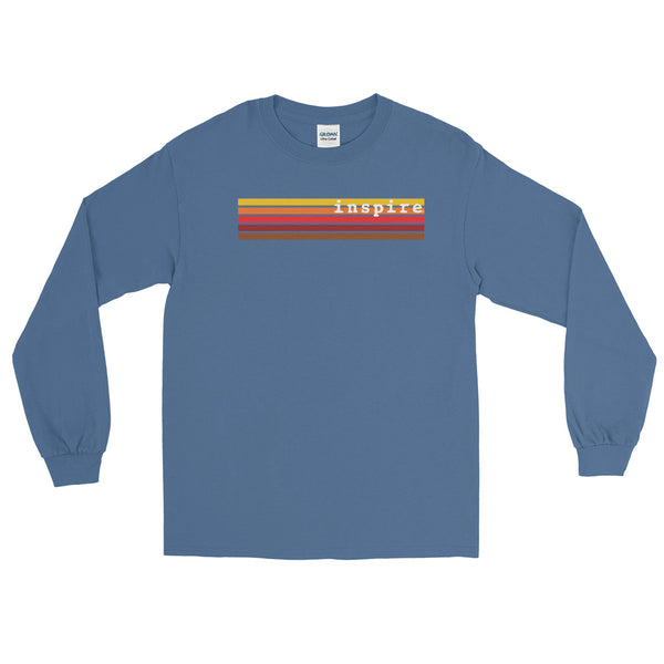 inspire Retro Stripes Unisex Long Sleeve Shirt