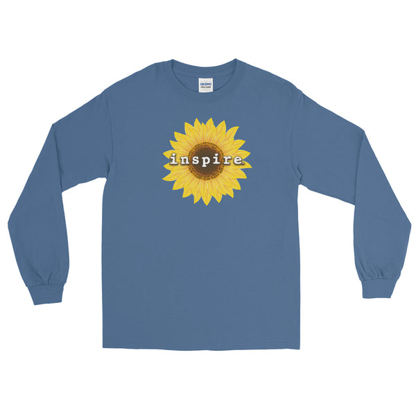 inspire Sunflower Unisex Long Sleeve Shirt